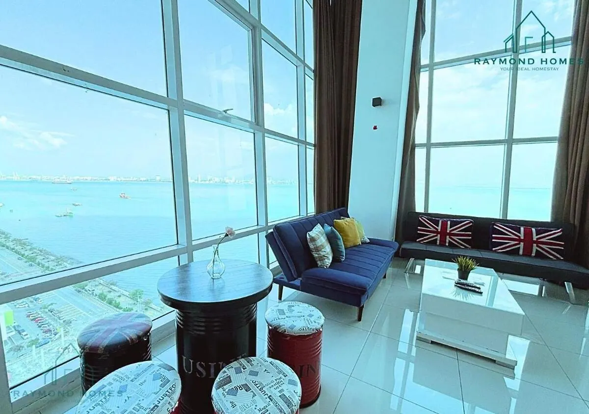 Maritime Sea View Duplex Apartamento George Town Malásia
